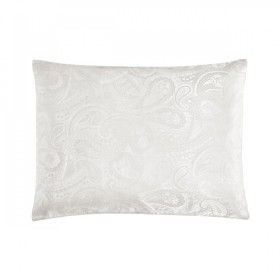Christian Fischbacher Seide  Jacquard Paisley 005 hellgrau Seide Bettwäsche