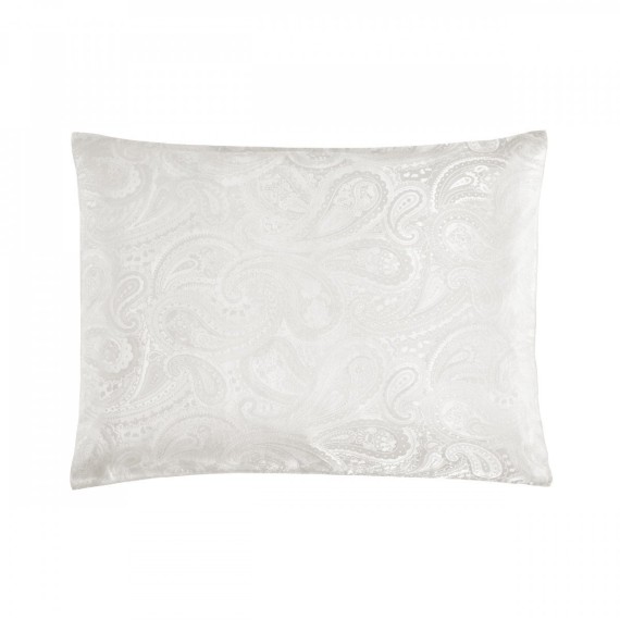 Christian Fischbacher Seide  Jacquard Paisley 005 hellgrau Seide Bettwäsche