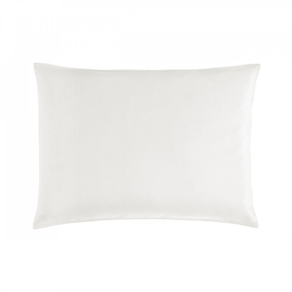 Christian Fischbacher Soie Uni 105 gris clair, linge de  lit en soie