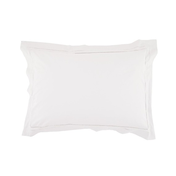 Christian Fischbacher Heritage 010 bianco, Satin ricamato Luxury Nights