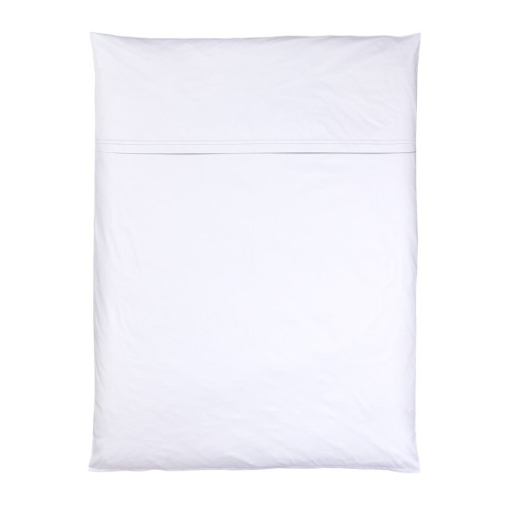 Christian Fischbacher Heritage 010 blanc, Satin bordé Luxury Nights