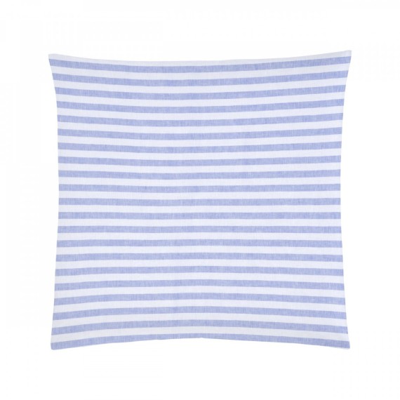 Christian Fischbacher Summertime Morning Sky 056, linge de lit en demi-lin Crispy