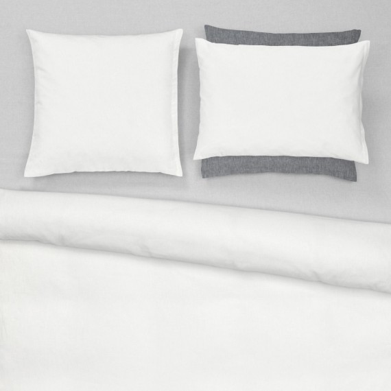 Christian Fischbacher Sunkiss 010 sea salt, biancheria da letto in mezzo lino Crispy