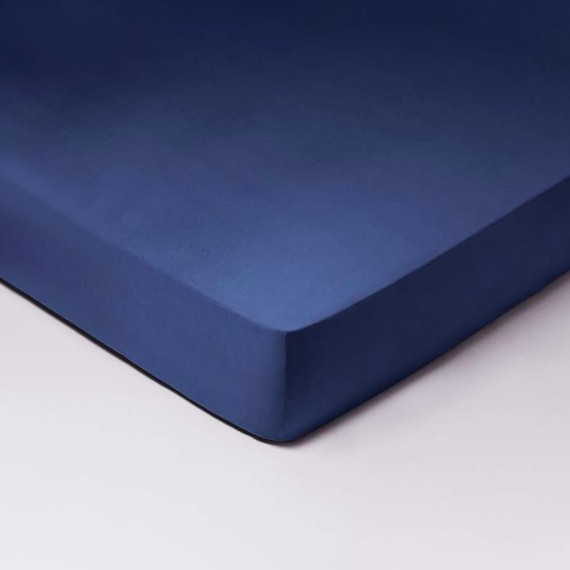 Schlossberg Satin Noblesse lenzuolo con angoli marine