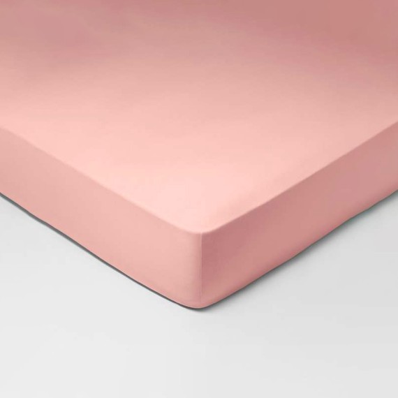 Schlossberg Satin Noblesse drap-housse rose