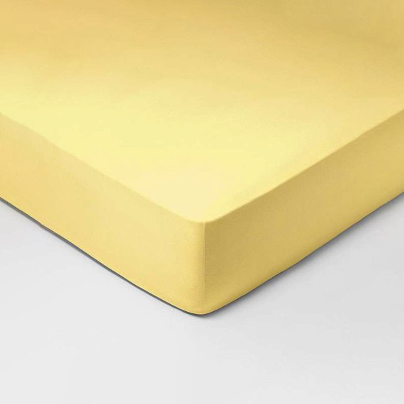 Schlossberg Satin Noblesse drap-housse canari