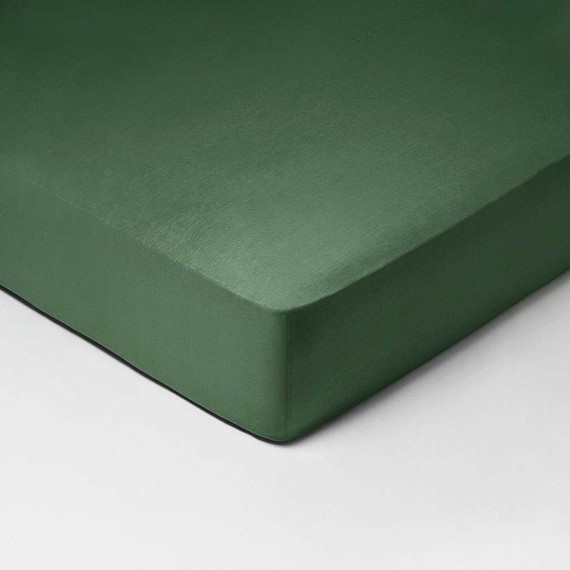 Schlossberg Satin Noblesse lenzuolo con angoli thyme