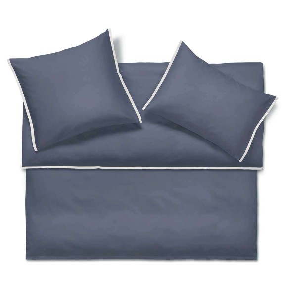 Schlossberg Clark colombine-glace, Satin Bettwäsche mit Stehsaum