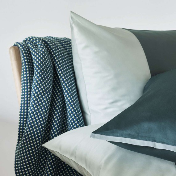 Schlossberg Allen sapin nuage, zweifarbige Satin Bettwäsche