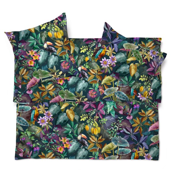 Schlossberg Jane vert, Satin Bettwäsche