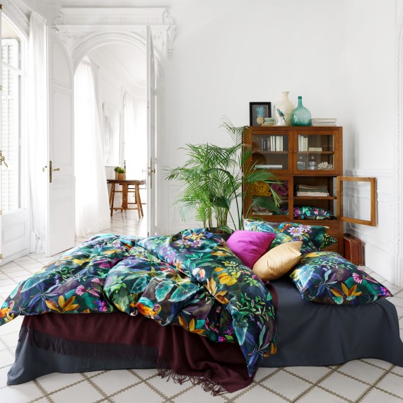 Schlossberg Jane vert, Satin Bettwäsche