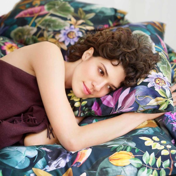 Schlossberg Jane vert, Satin Bettwäsche