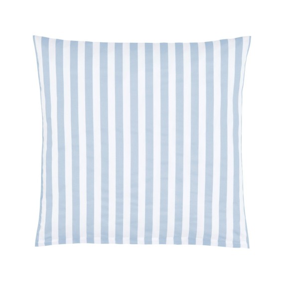 Christian Fischbacher Calma 231 serenity, linge de lit en satin avec rayures