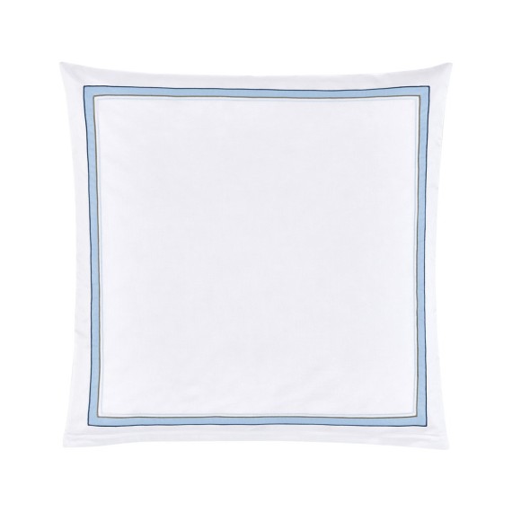 Christian Fischbacher Prisma 841 celeste, biancheria da letto in satin Luxury Nights