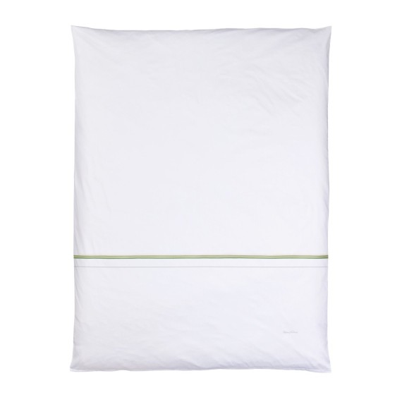 Christian Fischbacher Prisma 054 grigio verde, biancheria da letto in satin Luxury Nights