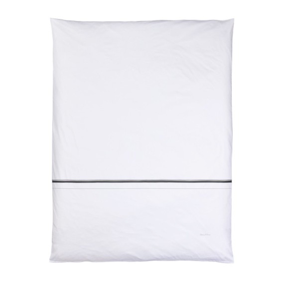 Christian Fischbacher Prisma 095 antracite, biancheria da letto in satin Luxury Nights