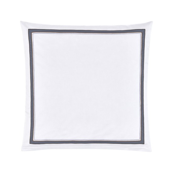 Christian Fischbacher Prisma 095 antracite, biancheria da letto in satin Luxury Nights