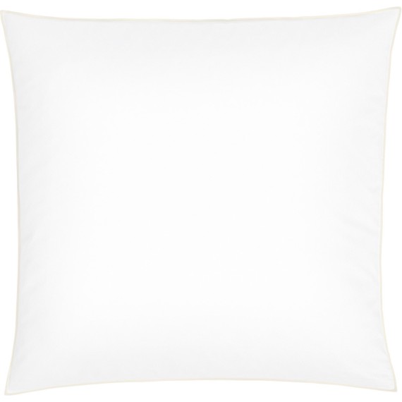 Christian Fischbacher New Selection 207 ivoire, inge de lit en satin avec bordure