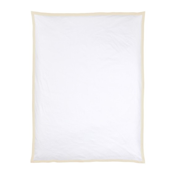 Christian Fischbacher Color Frame 217 lino, biancheria da letto in satin con balza