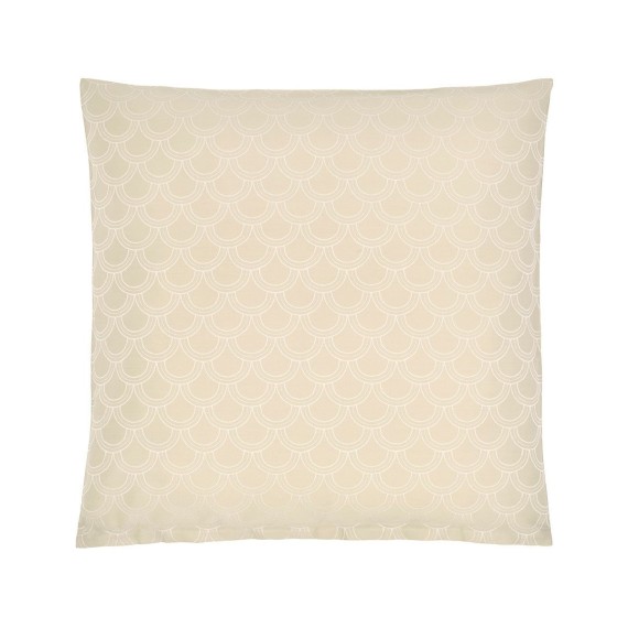 Christian Fischbacher Belle Epoque 105 oro chiaro, biancheria da letto in jacquard con semicerchi