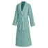 Weseta Dream Royal Peignoir à col châle unisexe 12 arctic green