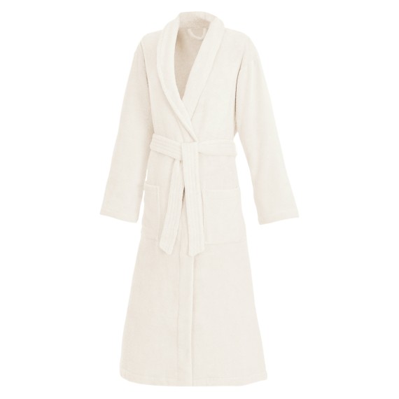Weseta Dreamflor Accappatoio con collo a scialle unisex 87 elfenbein