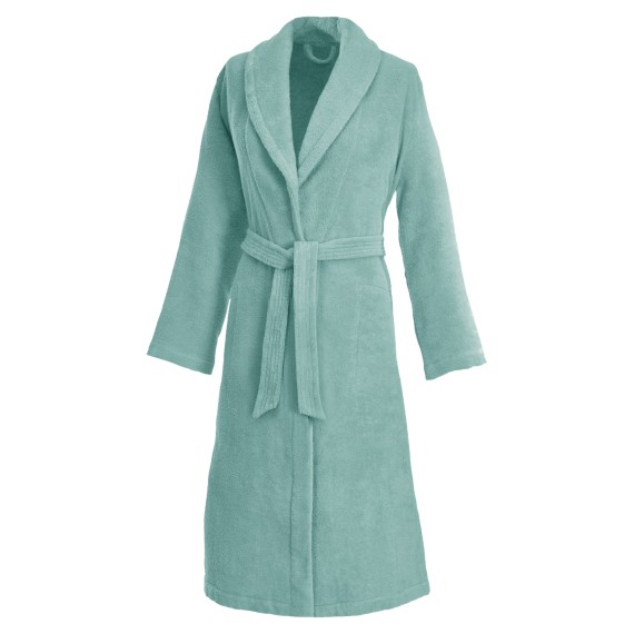 Weseta Dreamflor Peignoir femme à col châle 12 arctic green