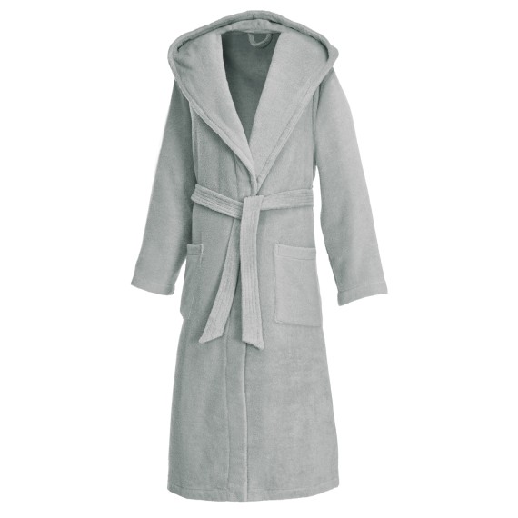 Weseta Dreamflor Accappatoio lungo con cappuccio 50 graphite