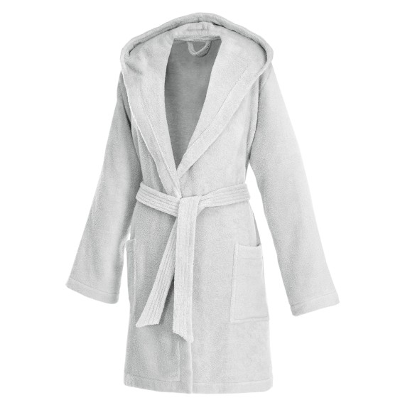 Weseta Dreamflor Accappatoio corto con cappuccio 14 argento