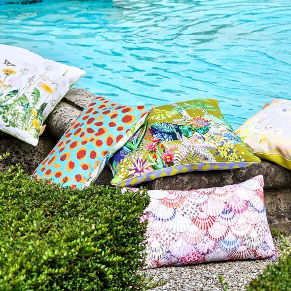 Christian Fischbacher Neptuna housse de coussin décoratif