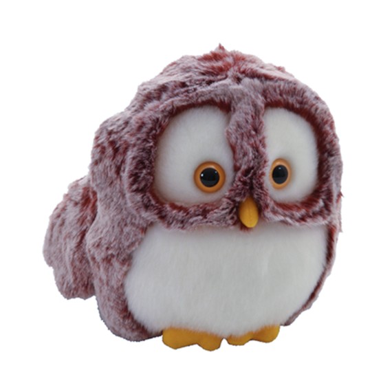Eskimo Hibou rose peluche