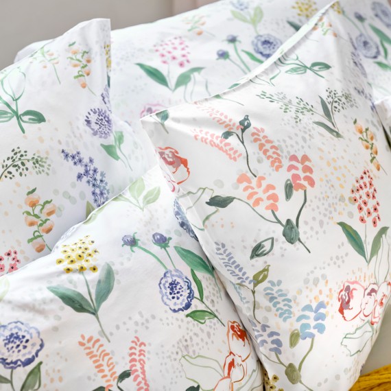 Schlossberg Annka - Satin Bettwäsche mit Blumen