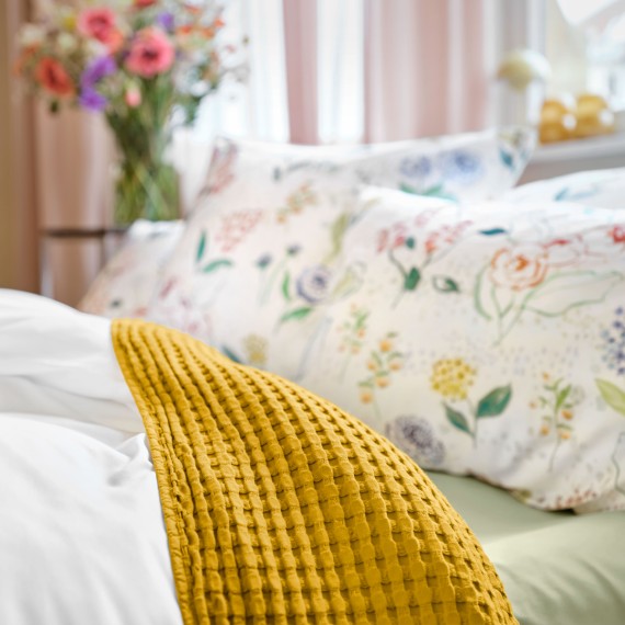 Schlossberg Annka - Satin Bettwäsche mit Blumen