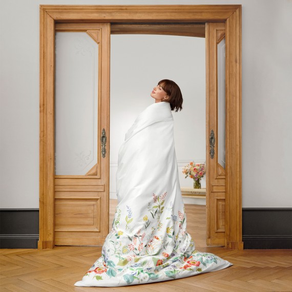 Schlossberg Annka - Satin Bettwäsche mit Blumen