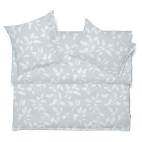 Schlossberg Omeo gris Satin Organic - Biancheria da letto a fiori