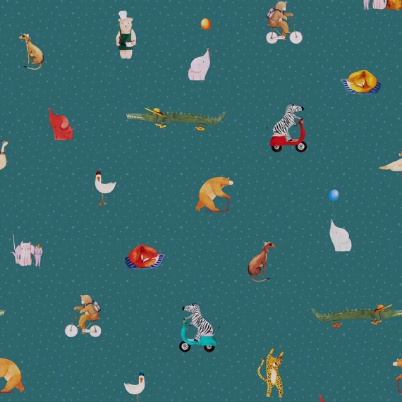 Schlossberg Party Leo - Satin Bettwäsche für Kinder