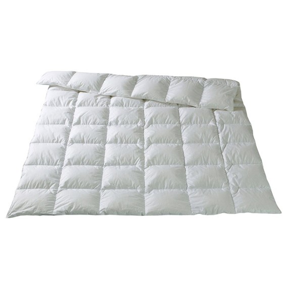 Christian Fischbacher Bâle - Duvet toutes saison à cassettes in suisse batiste