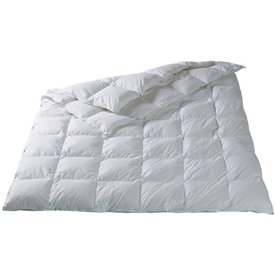 Christian Fischbacher Genève - Duvet double à cassettes suisse batiste