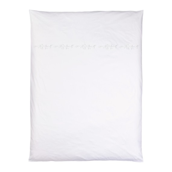 Christian Fischbacher Snow Lace 010 bianco Satin ricamato