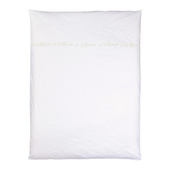Christian Fischbacher Snow Lace 207 bianco perla Satin ricamato