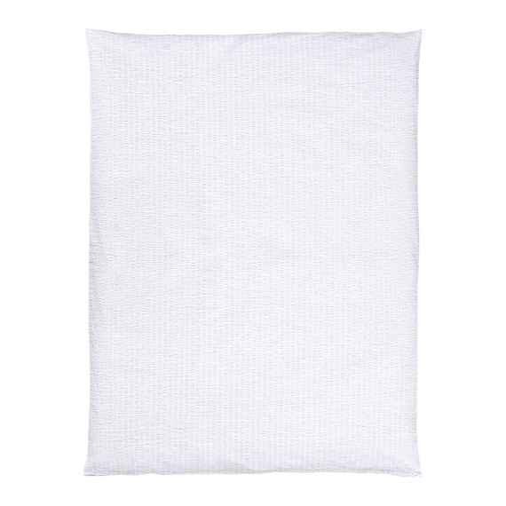 Christian Fischbacher Twist 010 bianco - Biancheria da letto in seersucker