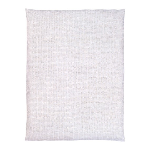 Christian Fischbacher Twist 305 grigio chiaro-beige - Biancheria da letto in seersucker