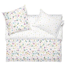 Schlossberg Ylvie - Linge de lit en satin duo avec des fleurs