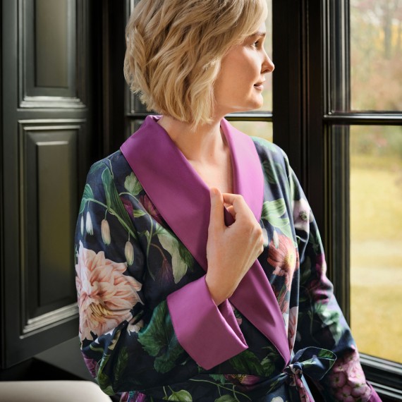 Schlossberg Ophelia robe de chambre avec fleurs