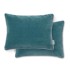 Schlossberg Elodie aqua housse de coussin décoratif 30x40cm