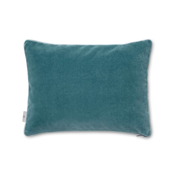 Schlossberg Elodie aqua housse de coussin décoratif 30x40cm arrière