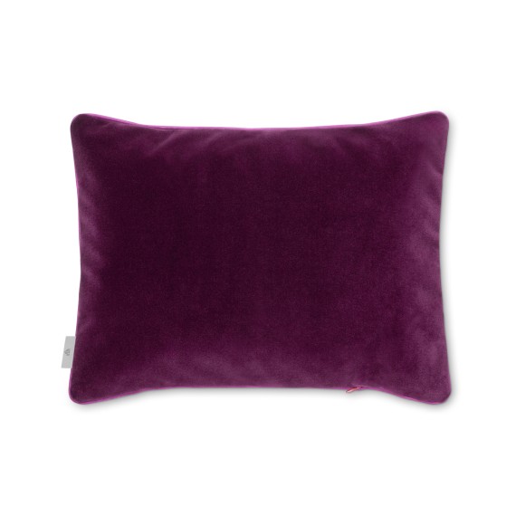Schlossberg Elodie viola Fodera di cuscino decorativo 30x40cm posteriore