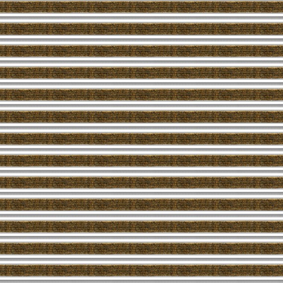 Eingangsmatte Top Clean Trend 12 mit Rips und Kratzleiste 030 beige meliert