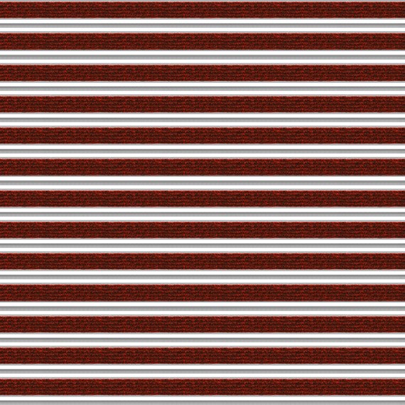 Tapis d'entrée Top Clean Trend 22 avec Reps et grattoir 070 rouge