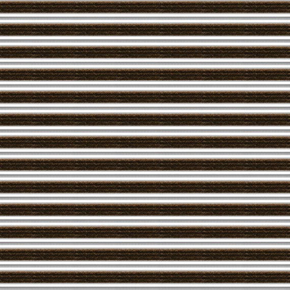 Tapis d'entrée Top Clean Trend 22 avec Reps et grattoir 090 brun